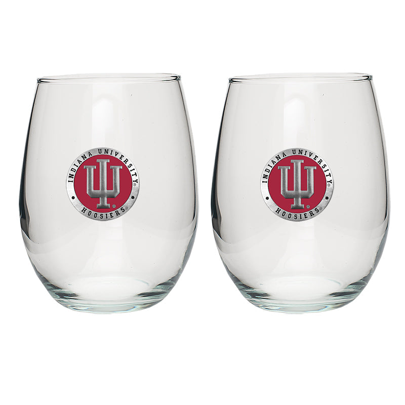 Indiana University Stemless Goblets (Set of 2)