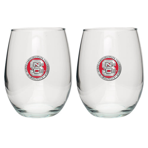 North Carolina State University Stemless Goblet (Set Of 2)