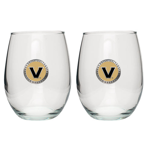 Vanderbilt University Stemless Goblets (Set of 2)