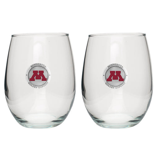 University of Minnesota Stemless Goblet (Set of 2)