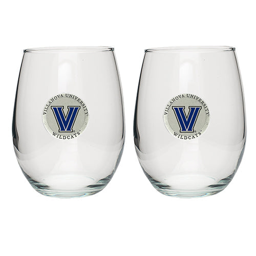 Villanova University Stemless Goblet (Set of 2)