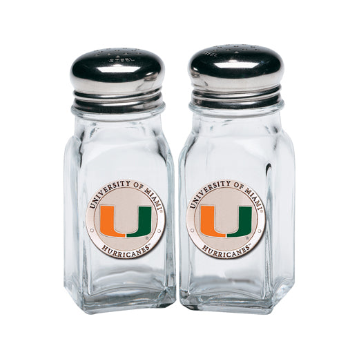 University of Miami Salt & Pepper Shakers