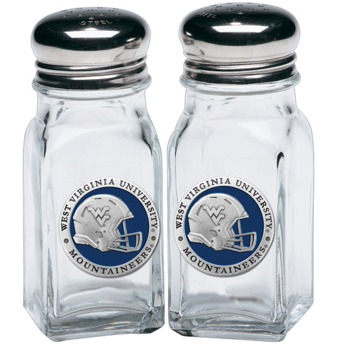 West Virginia University Helmet Salt & Pepper Shakers