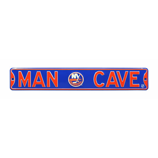 New York Islanders "MAN CAVE" Authentic Street Sign