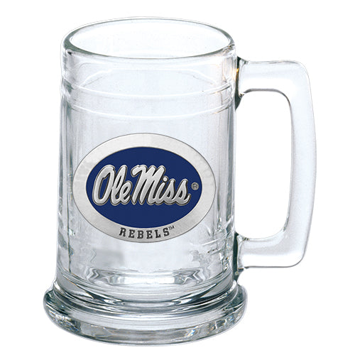 University of Mississippi "Ole Miss" Blue Logo Stein