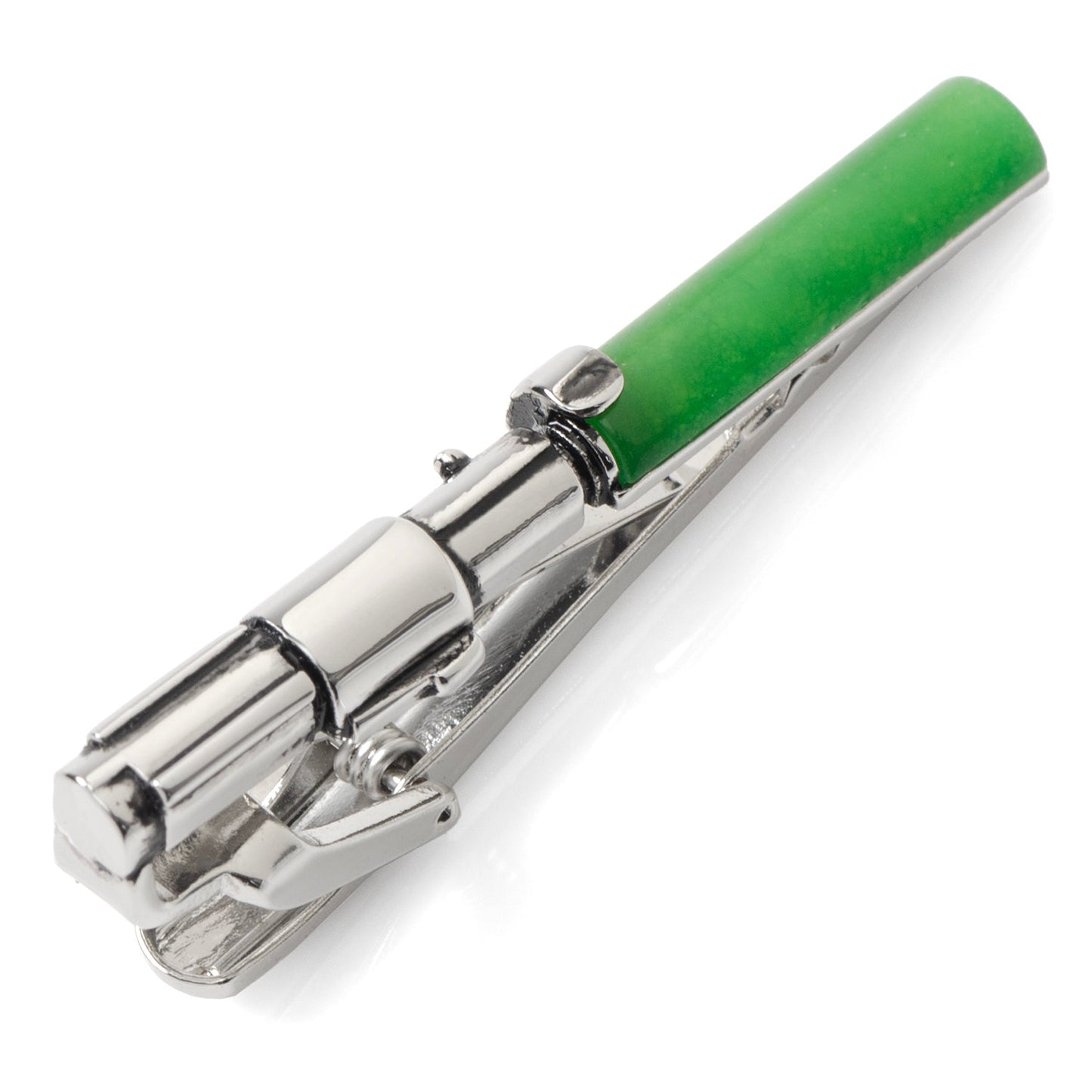 Star Wars Yoda Green and Blue Paisley Tie and LIGHTSABER Tie Clip Gift Set