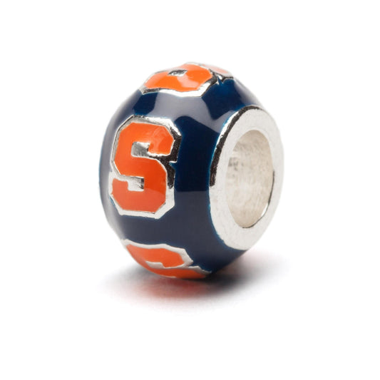 Syracuse Bead Charm - Blue Block S Repeat