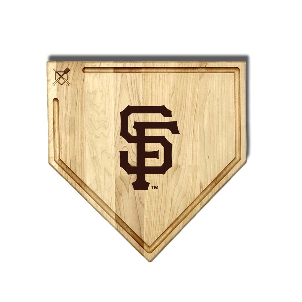 San Francisco Giants Home Plate Cutting Boards | Multiple Sizes | Multiple Designs