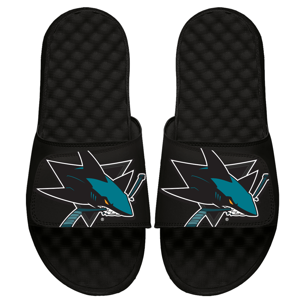Size 8 San Jose Sharks Blown Up Slides