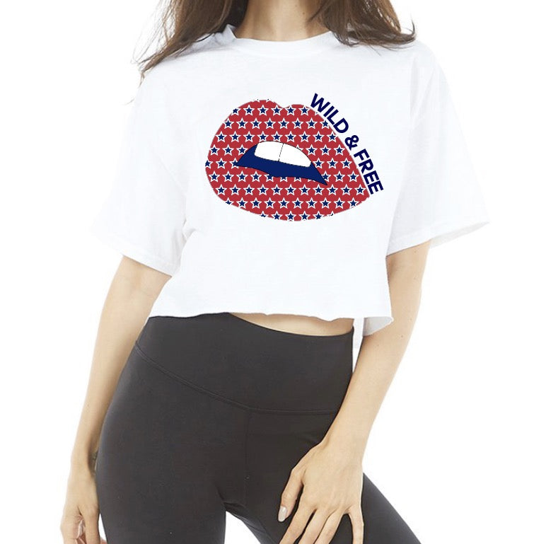 Wild & Free Crop Tee