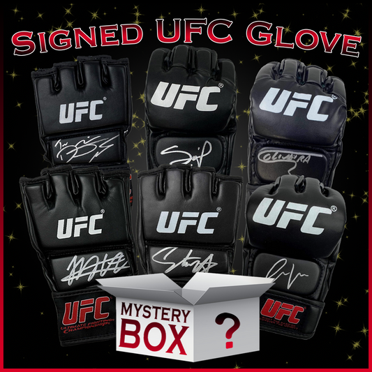 Autographed/Signed UFC MMA Glove Mystery Box with PSA JSA or Beckett COA