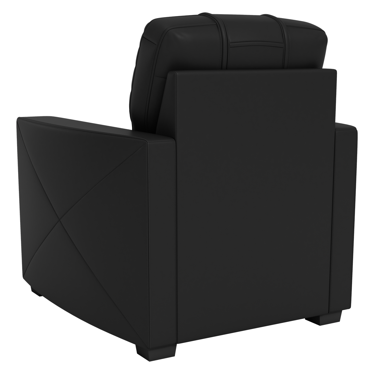 Silver Club Chair with St. Louis Blues Wordmark Logo