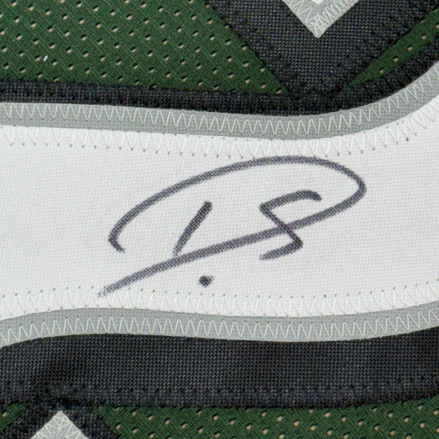 Framed Autographed/Signed Darius Slay Jr. #2 35x39 Philadelphia Green Football Jersey Beckett BAS COA