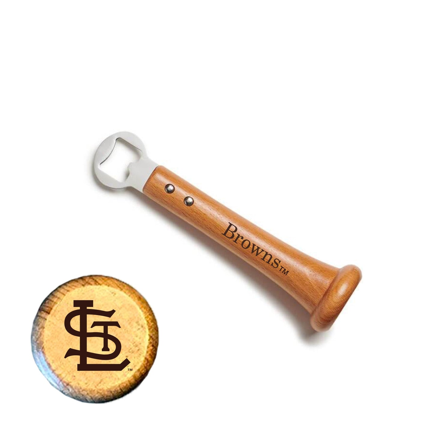 St. Louis Browns "PICKOFF" Bottle Opener