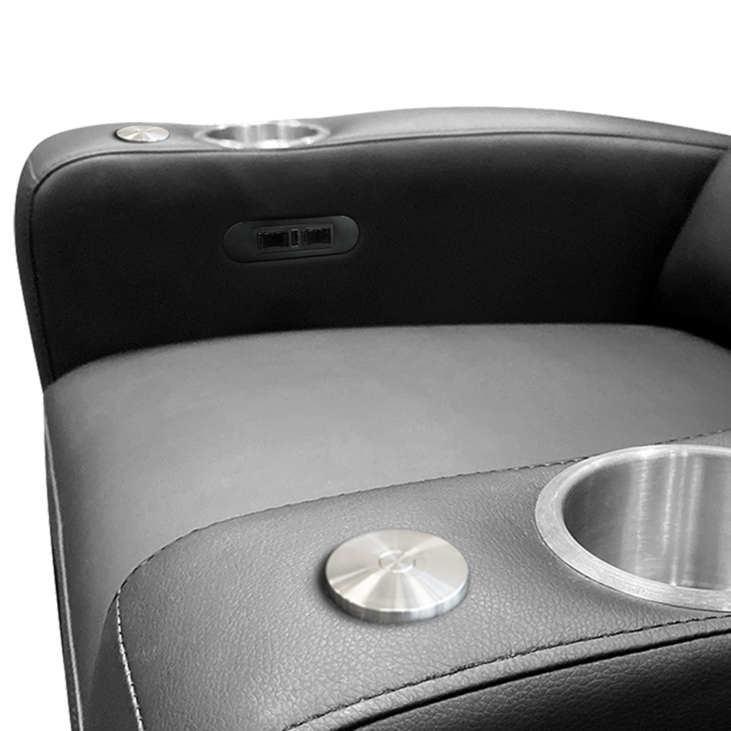 Stealth Power Plus Recliner with San Antonio Spurs Team Commemorative Logo