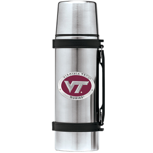 Virginia Tech University VT Logo Thermos