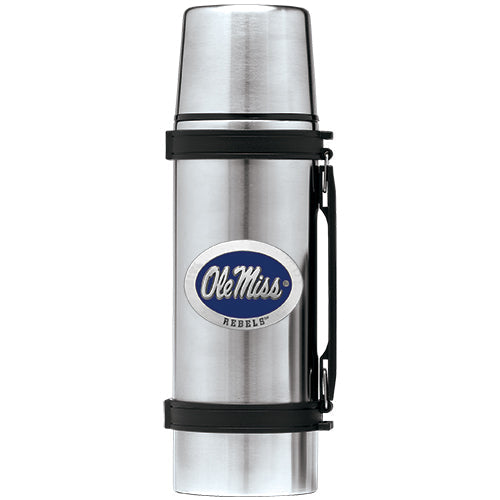 University of Mississippi "Ole Miss" Blue Logo Thermos