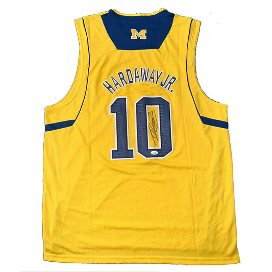 Tim Hardaway Jr Autographed Michigan Wolverines Jersey JSA COA