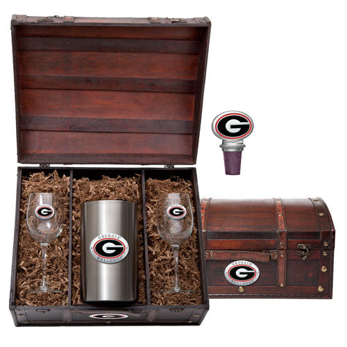 University of Georgia Wine Chest Set
