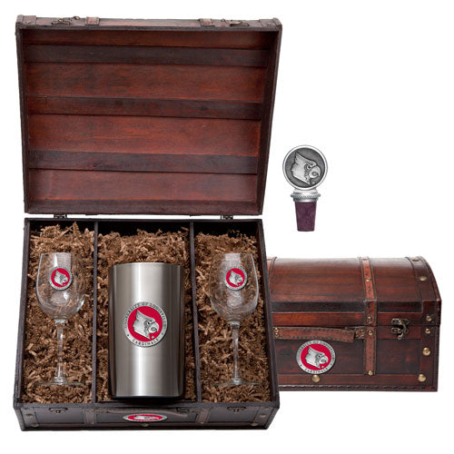 University of Louisville Wine Chest Set