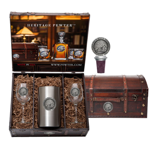 Fort Hays State University Wine Chest Set