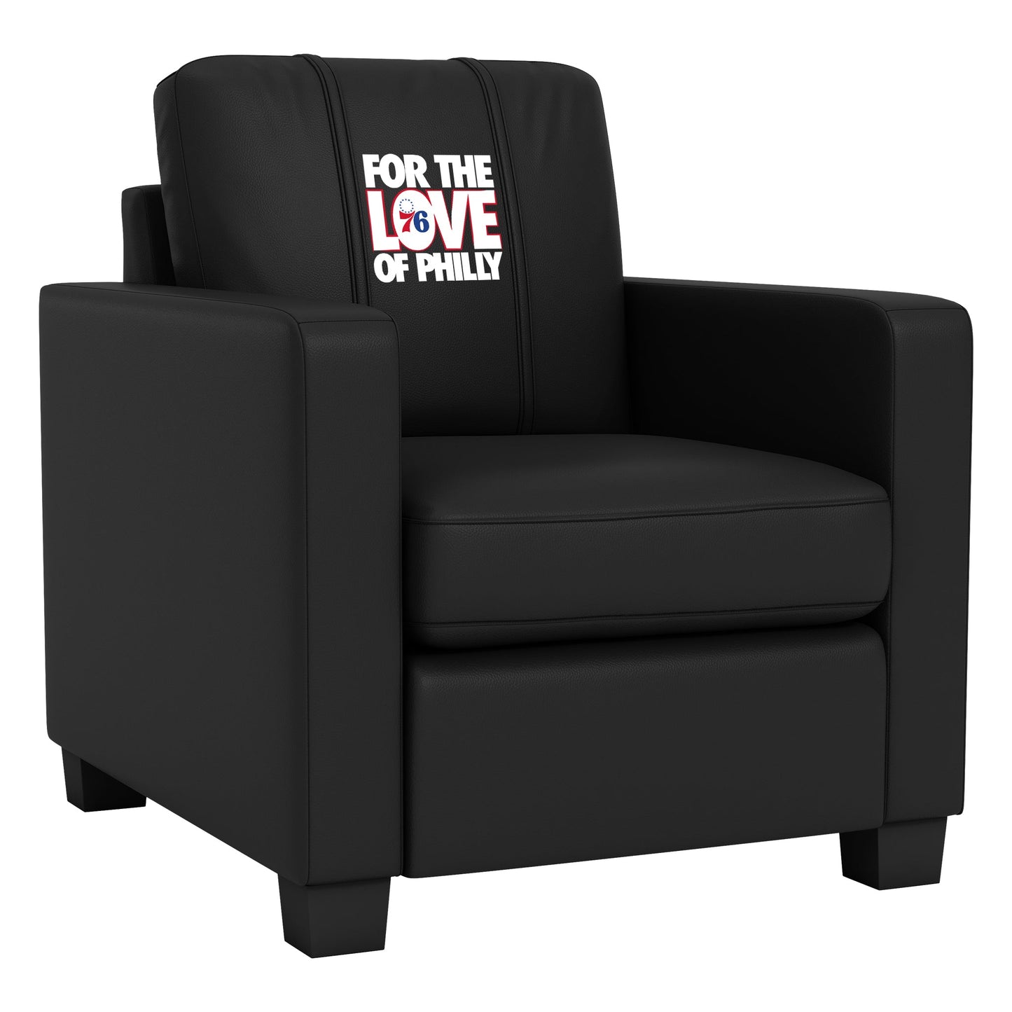 Dyno Stationary Club Chair with Philadelphia 76ers For The Love of Philly Playoffs