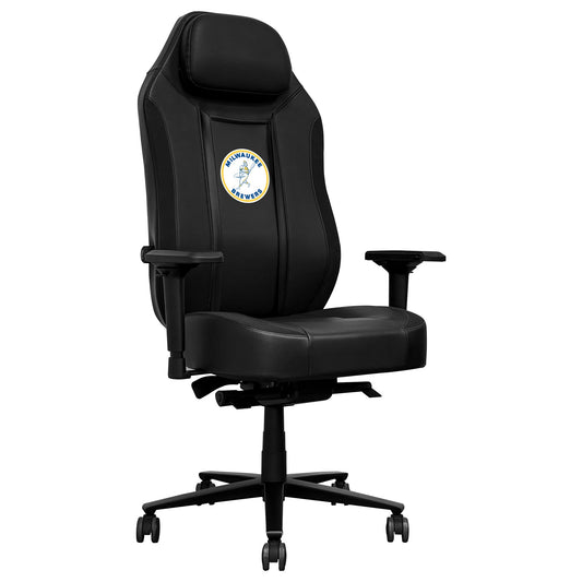Synergy Pro Gaming Chair with Milwaukee Brewers Cooperstown Primary Logo