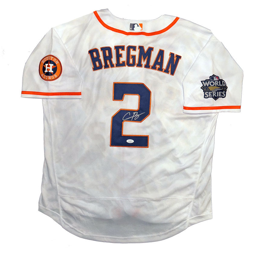 Alex Bregman Autographed Houston Astros 2023 World Series Jersey JSA COA