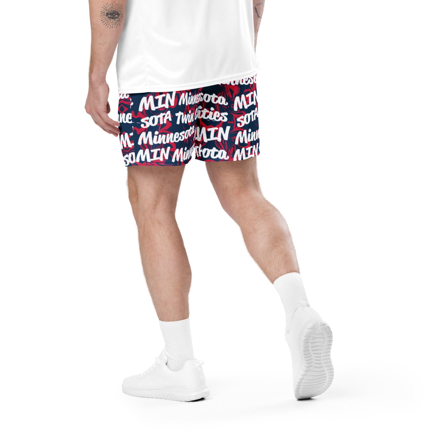 Minnesota Twins Custom Design Mesh Shorts