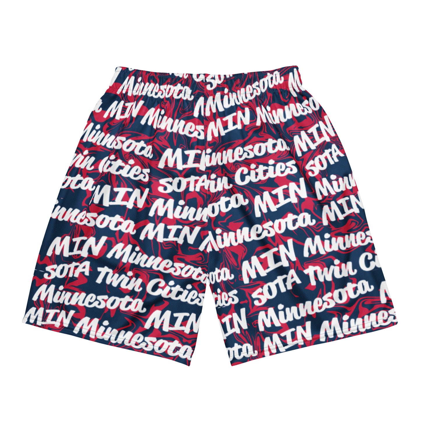 Minnesota Twins Custom Design Mesh Shorts