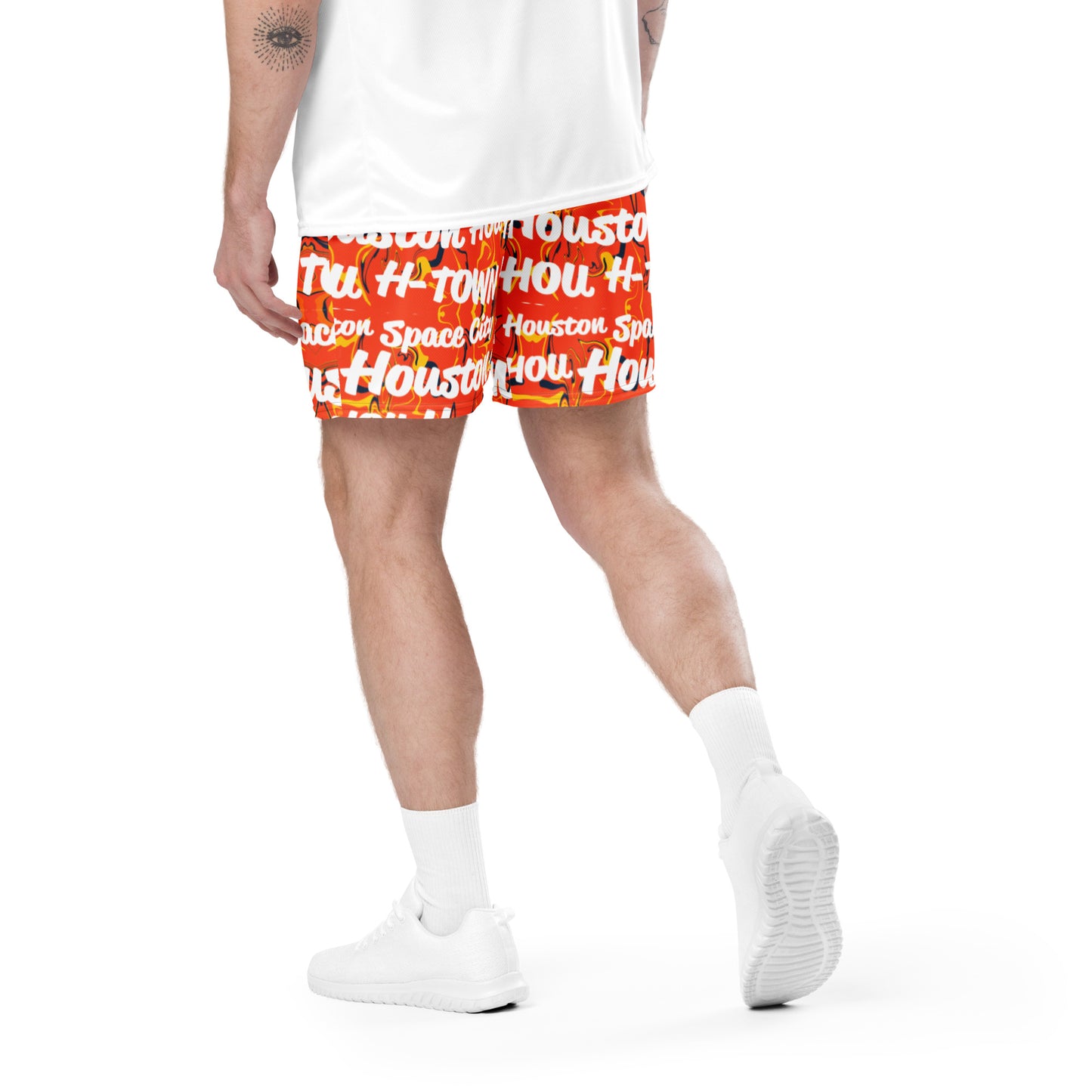 Houston Astros All-Over Retro Team Color Mesh Shorts