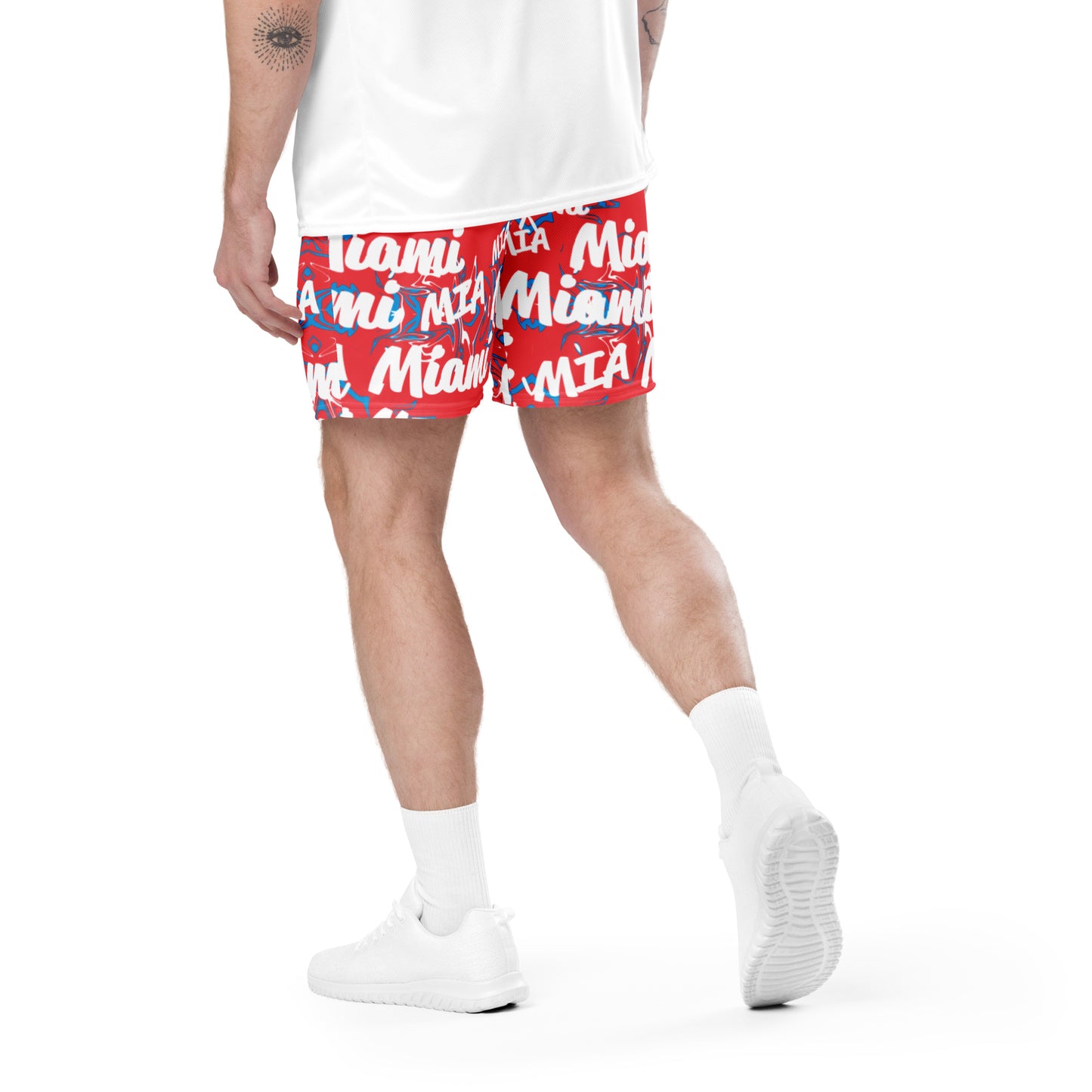 Miami Marlins All-Over Sugar Kings Team Color Mesh Shorts