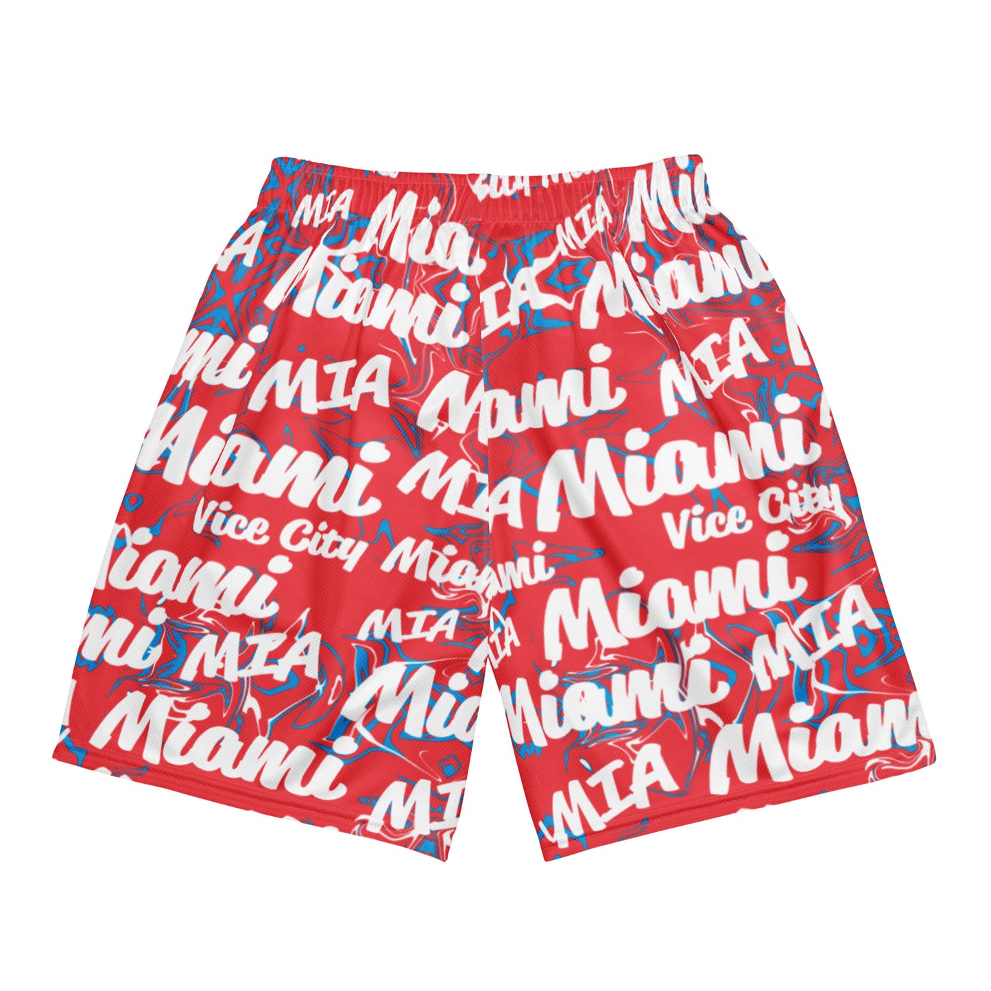 Miami Marlins All-Over Sugar Kings Team Color Mesh Shorts