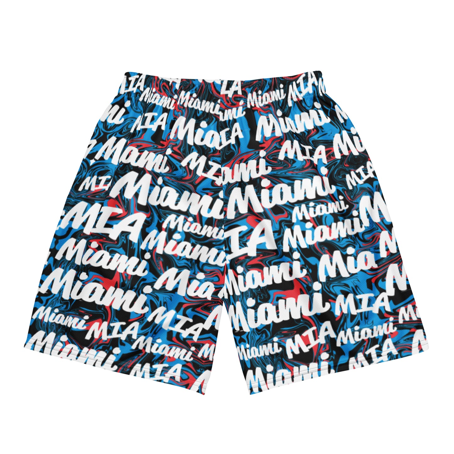 Miami Marlins All-Over Alternate Team Color Mesh Shorts