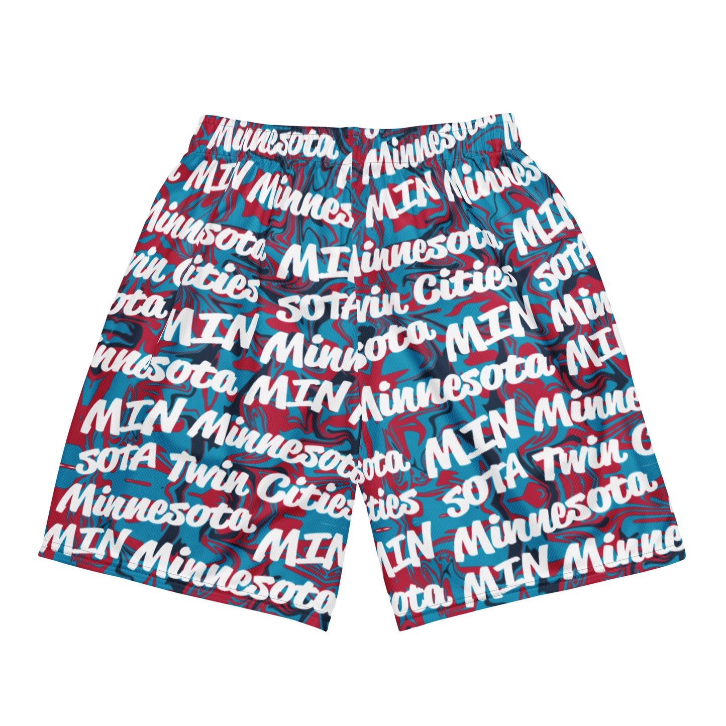 Minnesota Twins All-Over Team Color Mesh Shorts