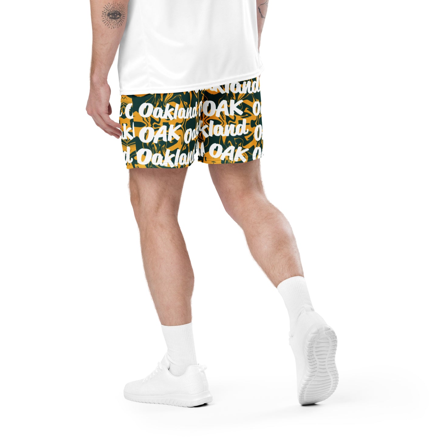 Oakland Athletics All-Over Team Color Mesh Shorts