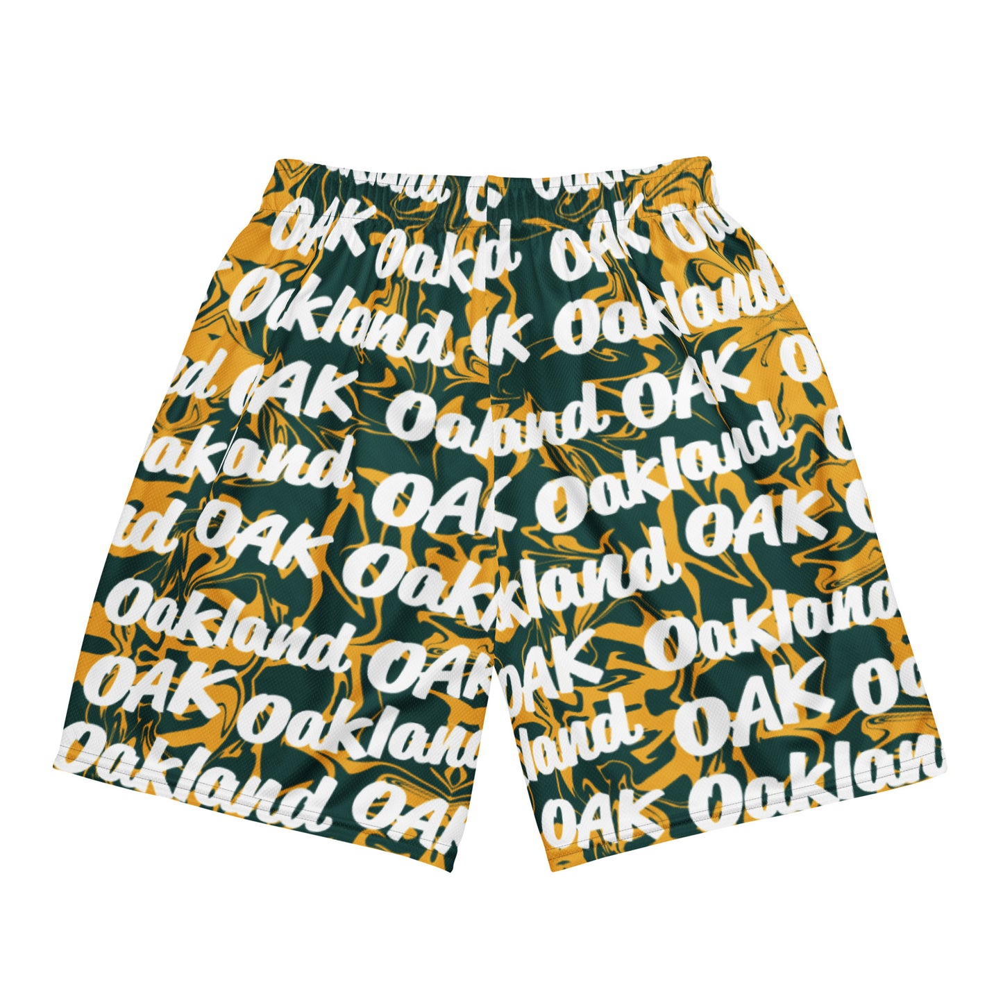 Oakland Athletics All-Over Team Color Mesh Shorts