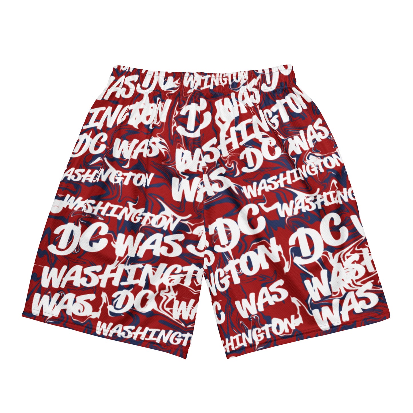 Washington Nationals All-Over Team Color Mesh Shorts