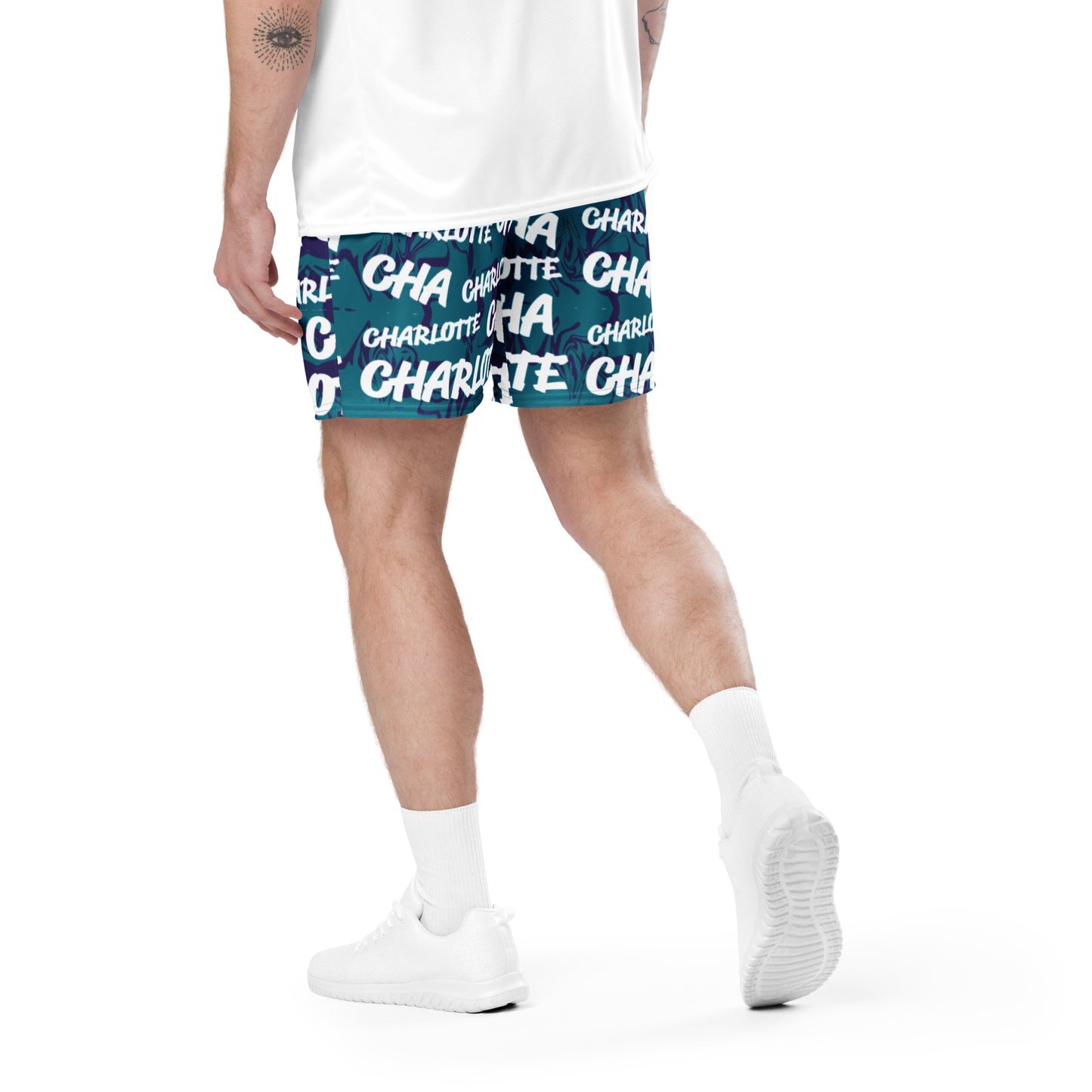 Charlotte Hornets All-Over Team Color Mesh Shorts