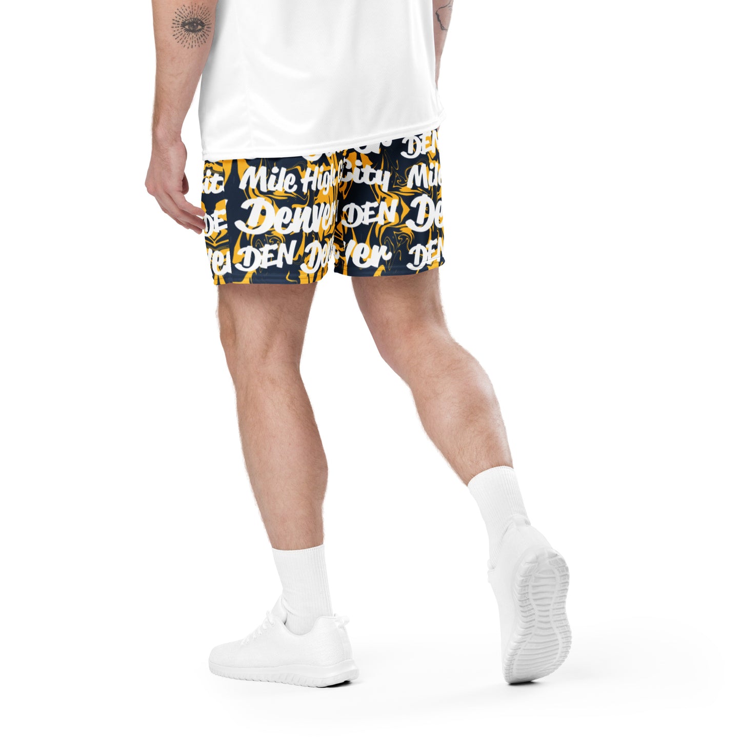 Denver Nuggets All-Over Team Color Mesh Shorts