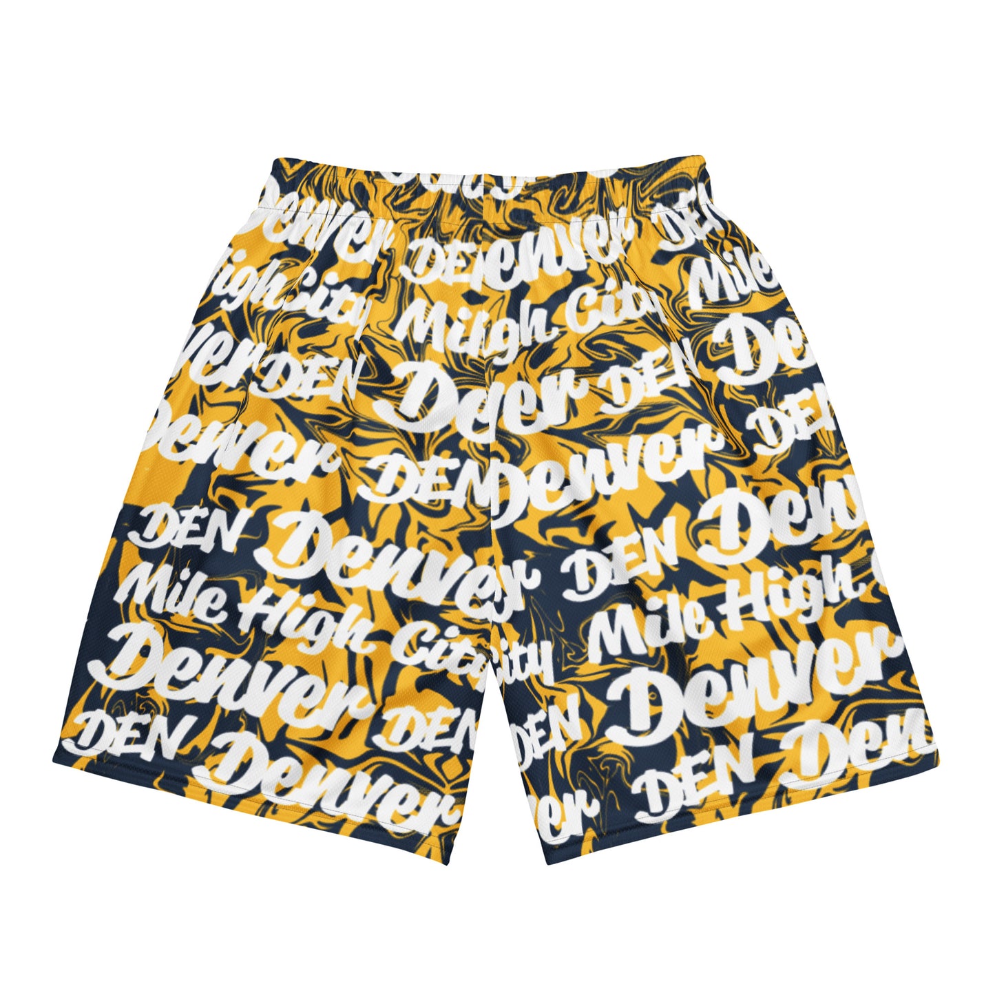 Denver Nuggets All-Over Team Color Mesh Shorts