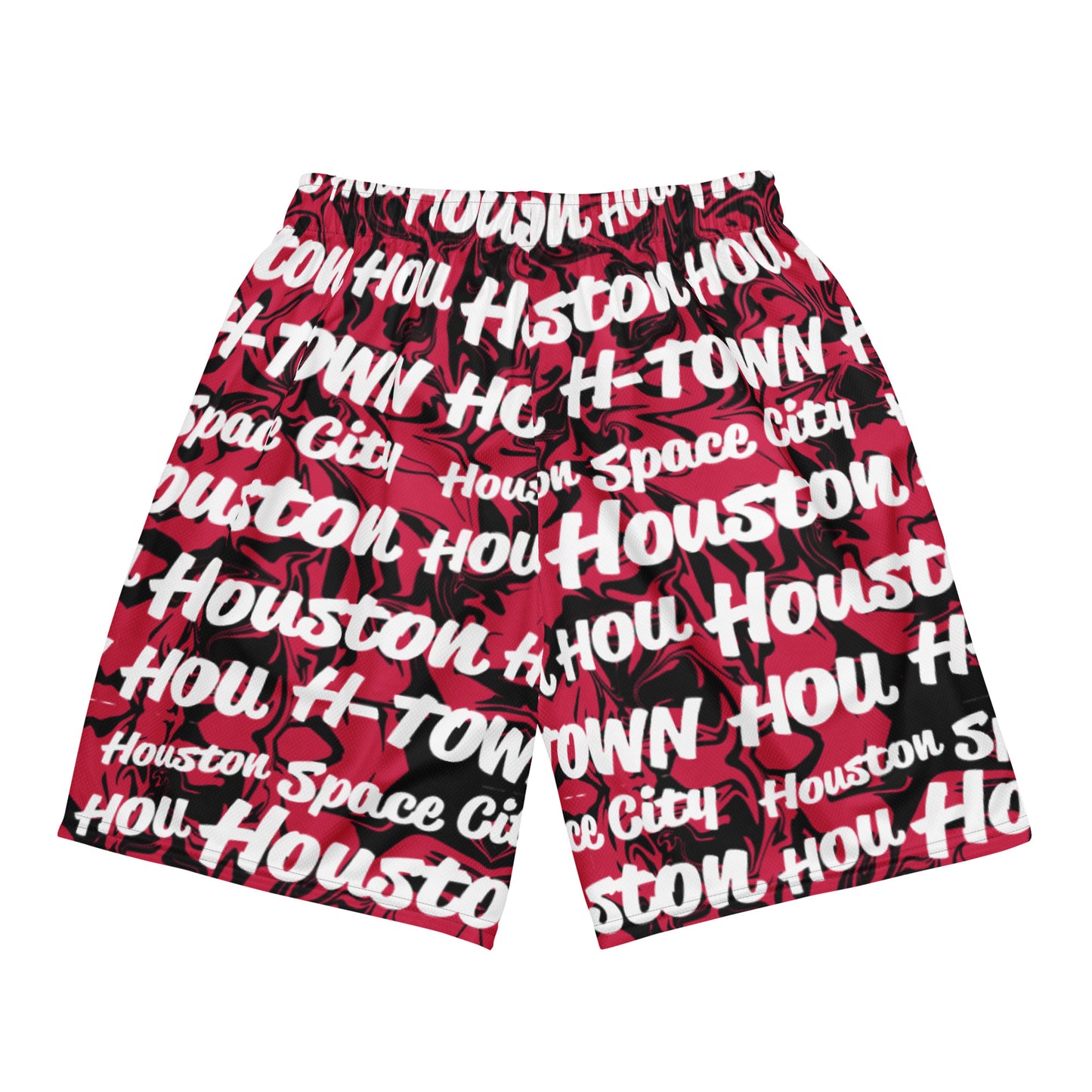 Houston Rockets All-Over Team Color Mesh Shorts