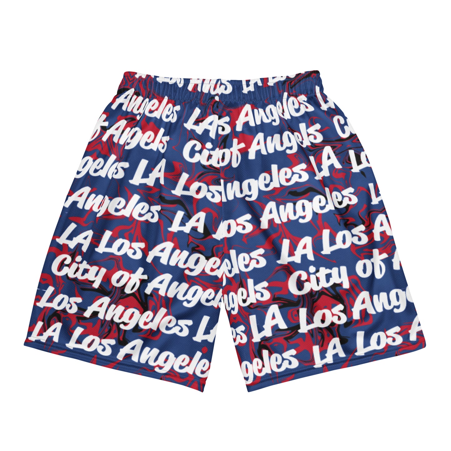 Los Angeles Clippers All-Over Team Color Mesh Shorts