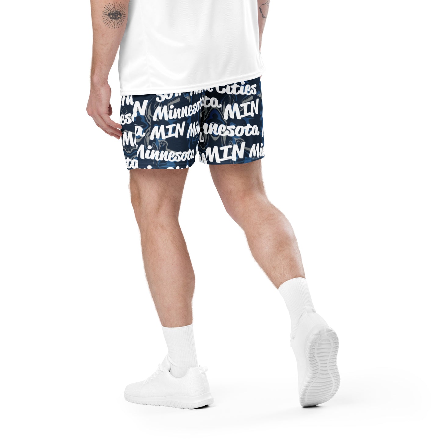 Minnesota Timberwolves All-Over Team Color Mesh Shorts