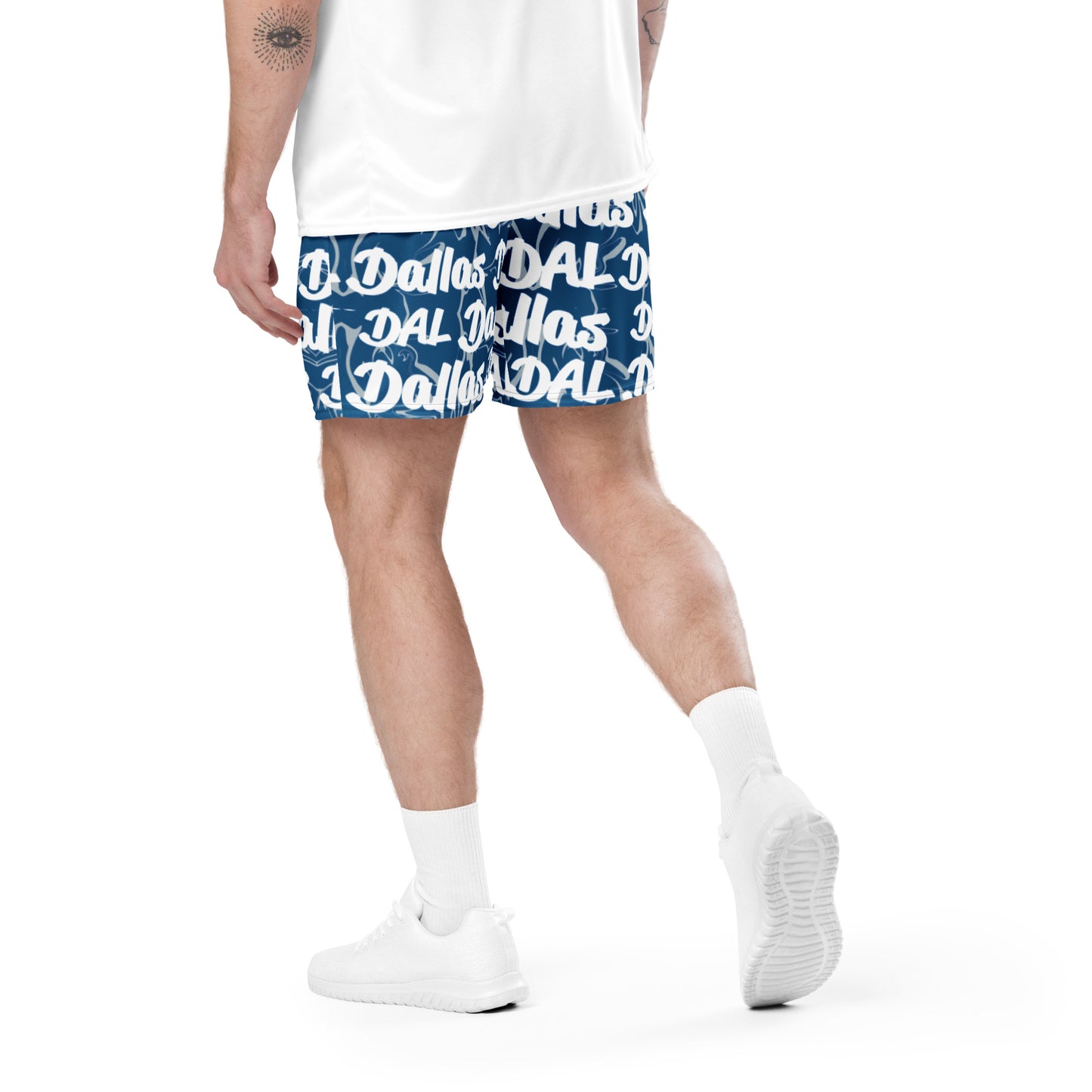 Dallas Mavericks All-Over Team Color Mesh Shorts