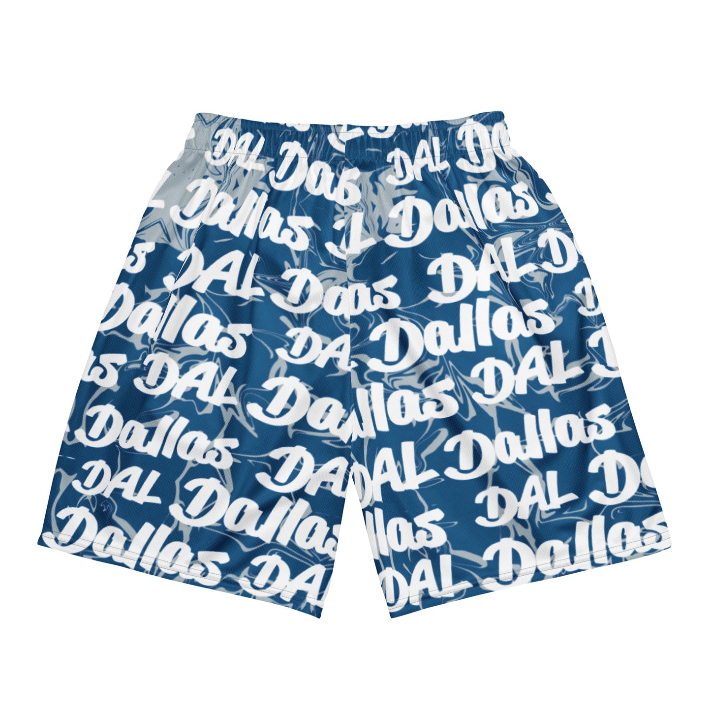 Dallas Mavericks All-Over Team Color Mesh Shorts