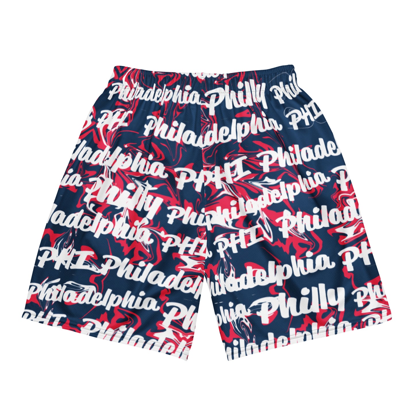 Philadelphia 76ers All-Over Team Color Mesh Shorts