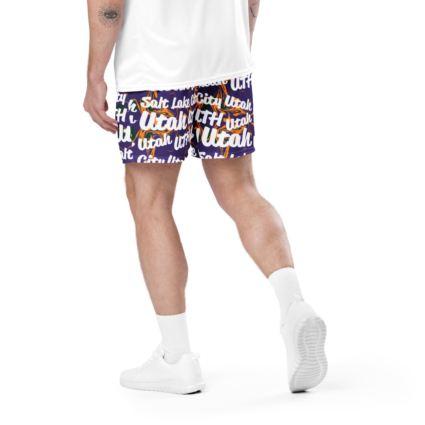 Utah Jazz All-Over Team Color Mesh Shorts