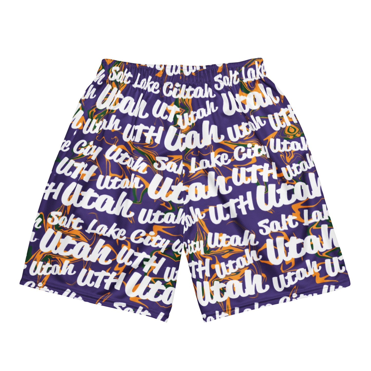 Utah Jazz All-Over Team Color Mesh Shorts