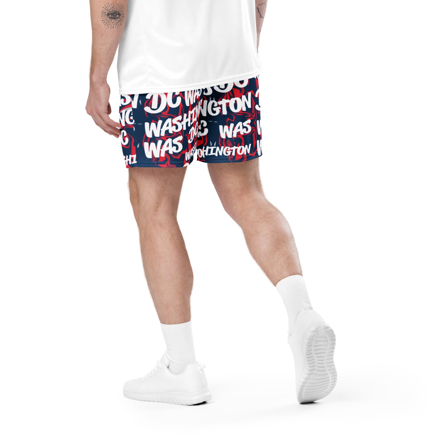 Washington Wizards All-Over Team Color Mesh Shorts